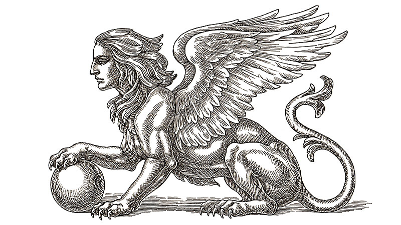 Le sphinx dans la mythologie grecque.